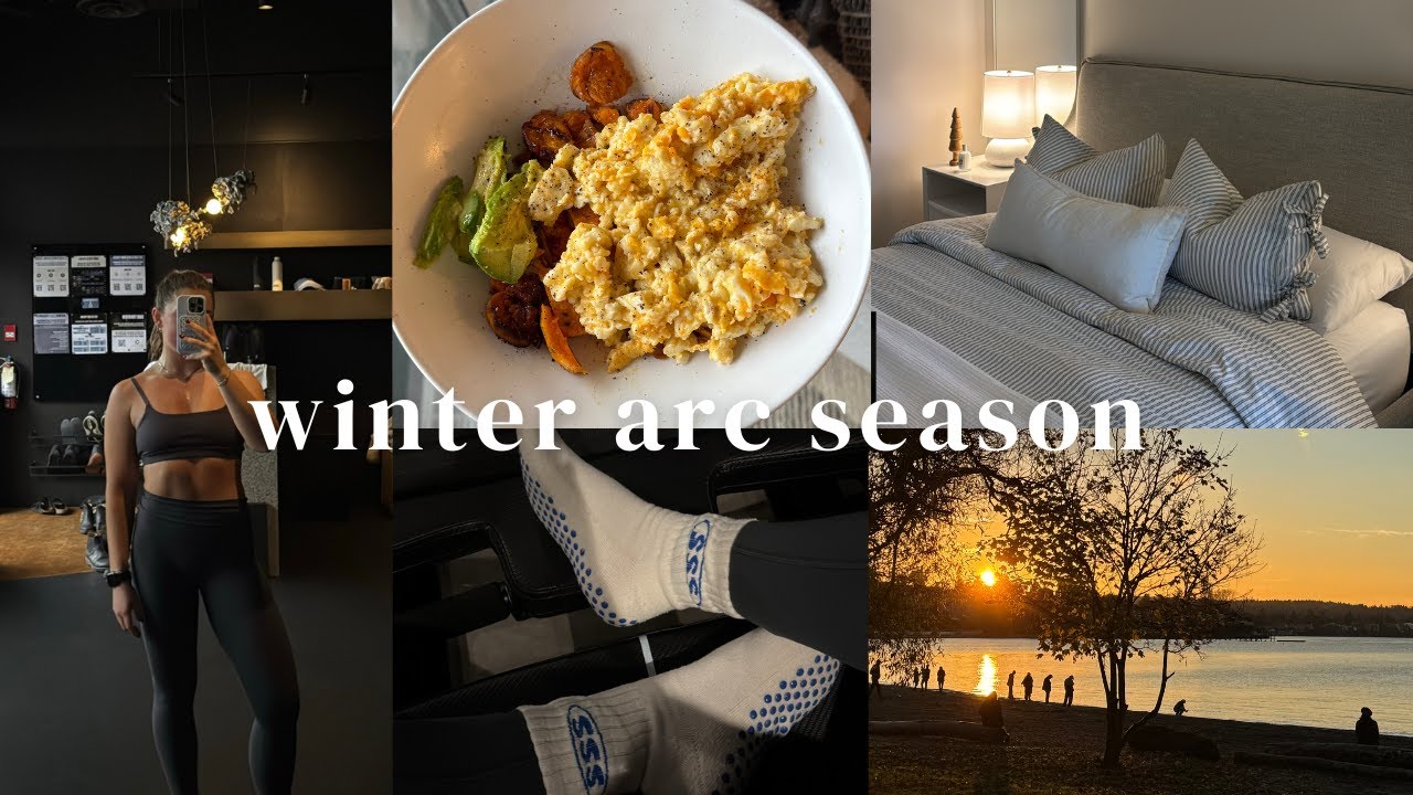 Winter Arc Vlog: workouts, cooking at home, hyrox training, fall nails & catching up!!