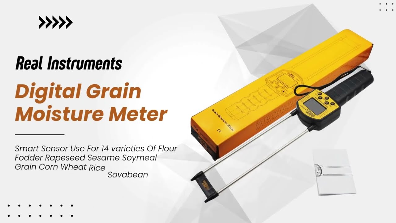 Real Instruments How To Check Grain Moisture Meter AR991