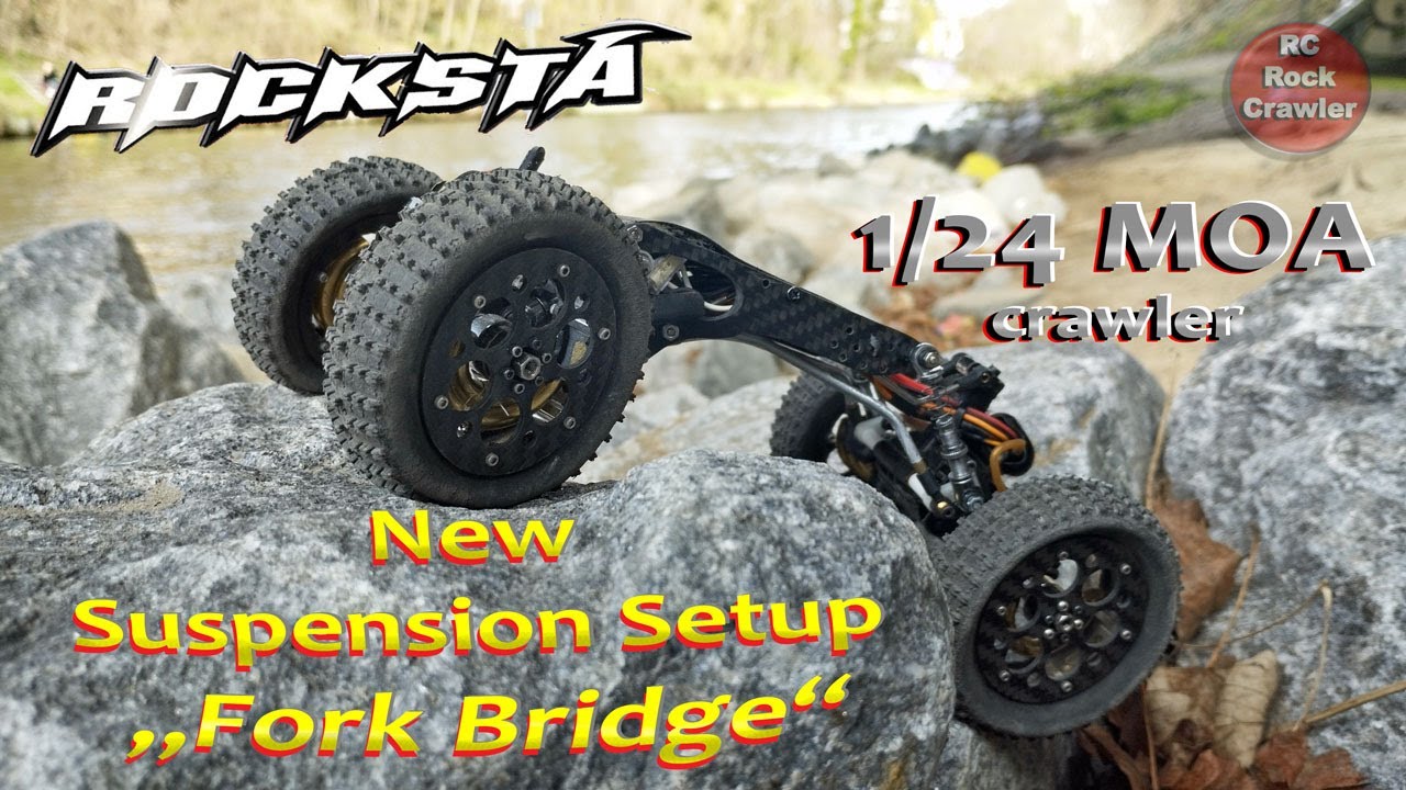 Basher Rocksta 1/24 micro MOA - Part 2 - New Suspension Setup XHX Pin 1.8 Wheels #injora #rccar #moa