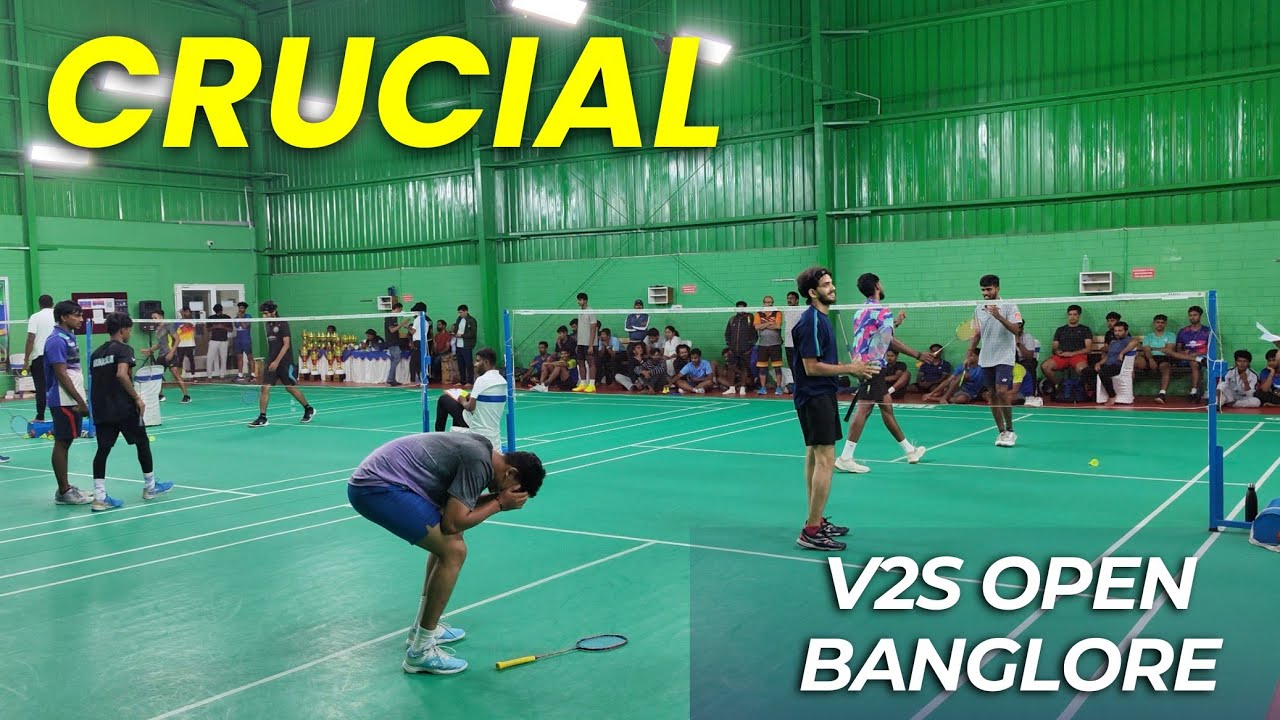 SHIJAS/AMJAD VS GAJENDRAN/GOKUL | V2S BADMINTON TOURNAMENT BANGLORE MEN'S DOUBLES 