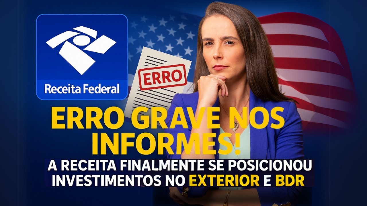 ⚠️ ATEN&Ccedil;&Atilde;O! ERRO NO IMPOSTO DE RENDA DE INVESTIMENTO NO EXTERIOR E BDR - 2025