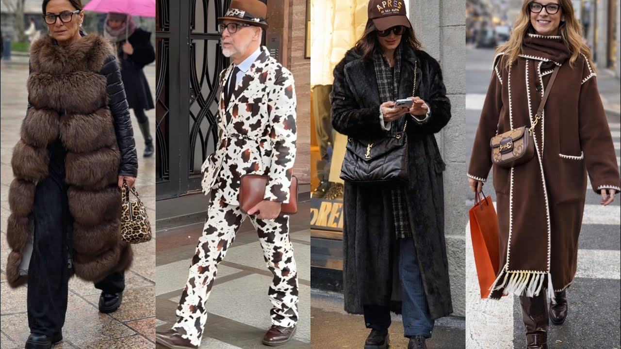 WINTER ELEGANCE OF ITALIAN STREET STYLE 🇮🇹 HOW TO DRESS STYLISH IN JANUARY | TRENDY MILAN FASHION