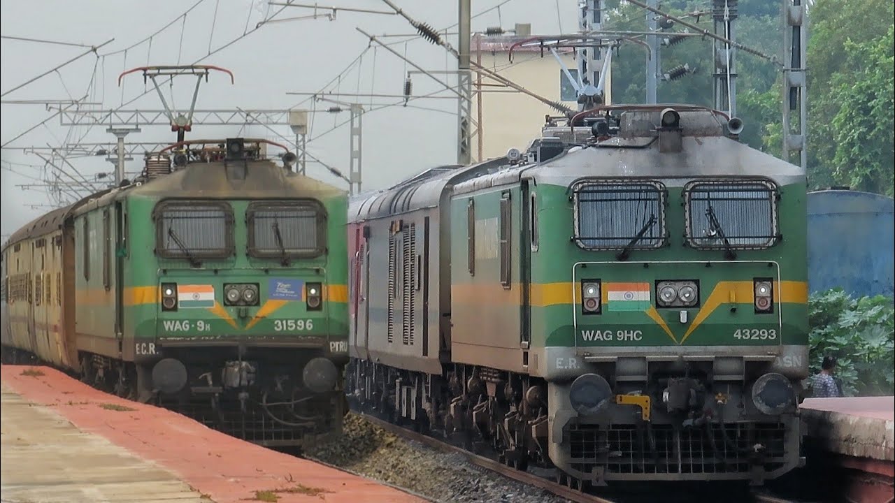 Dangerous Speedy LHB & ICF Special Trains | WAP5+WAG7+WAP4+WAG-9 ICF & LHB Train | Indian Railways