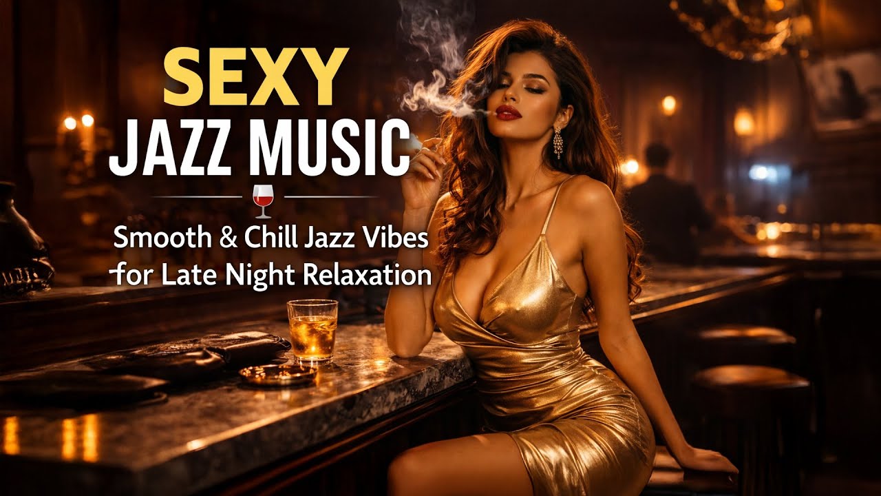 Sexy Jazz Music 🍷 Smooth & Chill Jazz Vibes for Late Night Relaxation