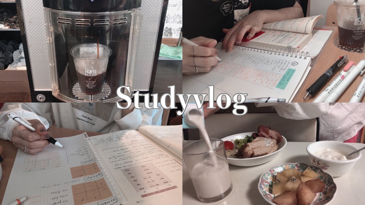 【study vlog】夏休み一度も友達に会わなかった大学生の勉強風景寄せ集め✏️