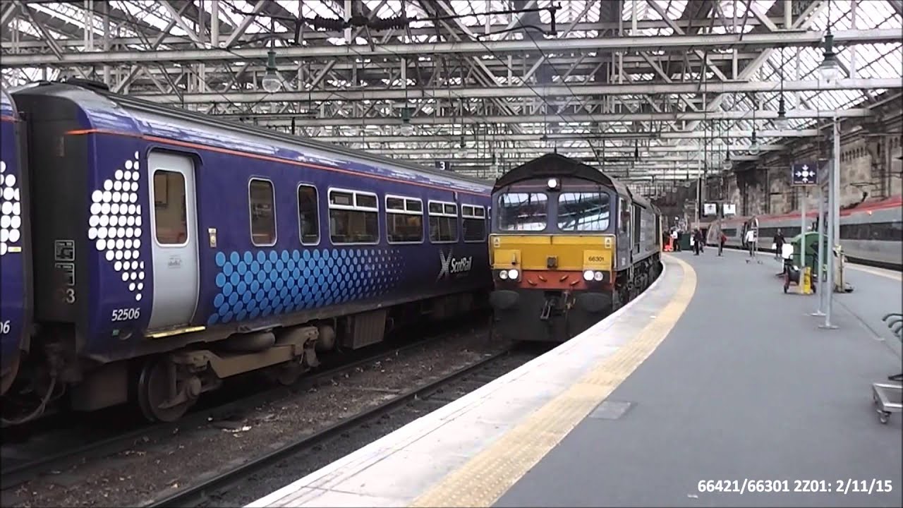 Network Rail Snow Train at Greenfaulds & Glasgow Central: 2/11/15