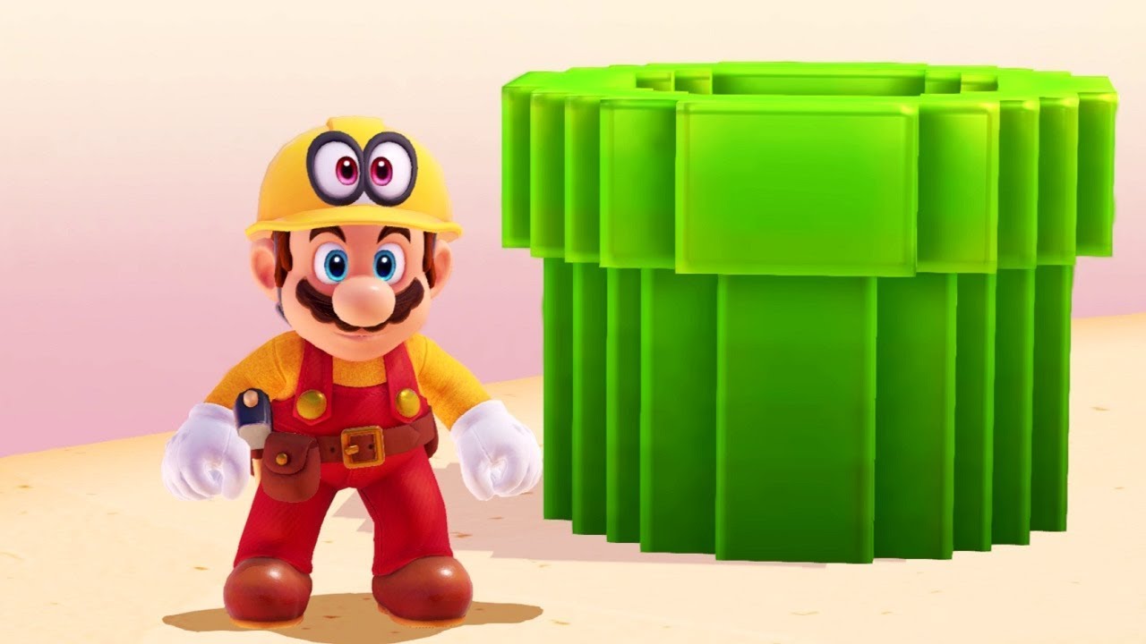 Super Mario Odyssey Movie - All Secret 8-Bit Warp Pipes (Classic 8-Bit Mario Sections)