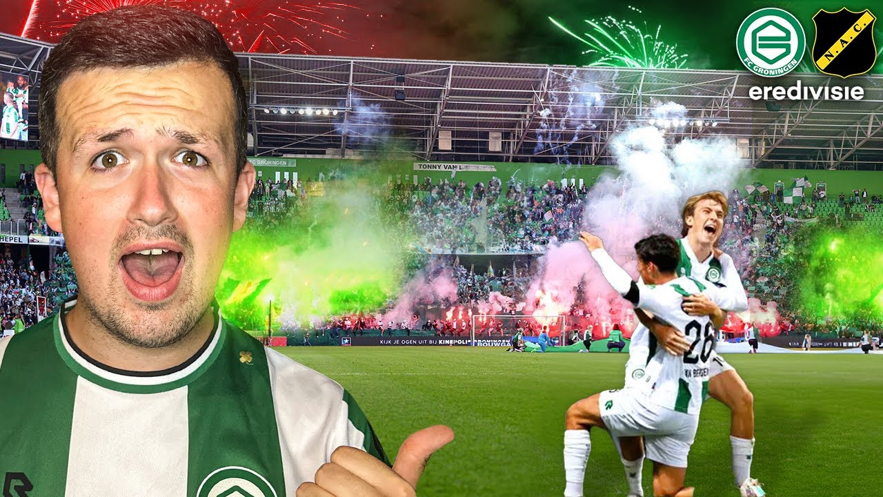 GRONINGEN SMASH NAC BREDA in EREDIVISIE