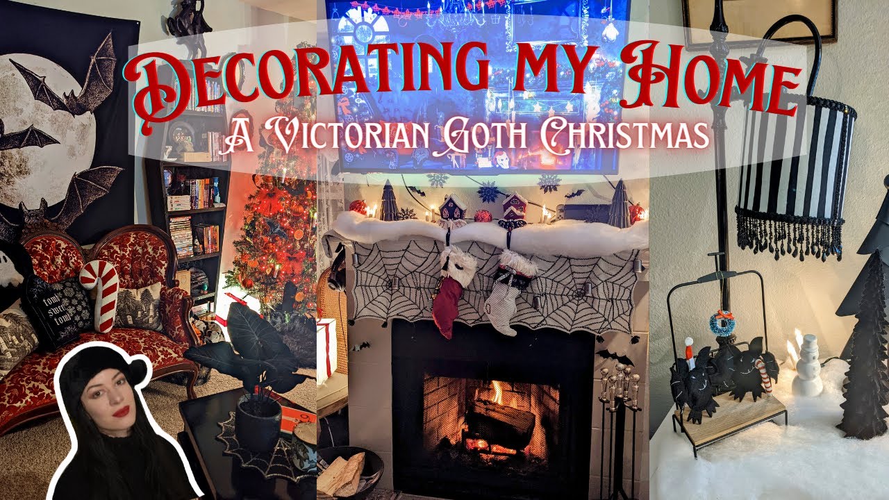 Decorating for a Victorian Goth Christmas 🎄🧛 2021
