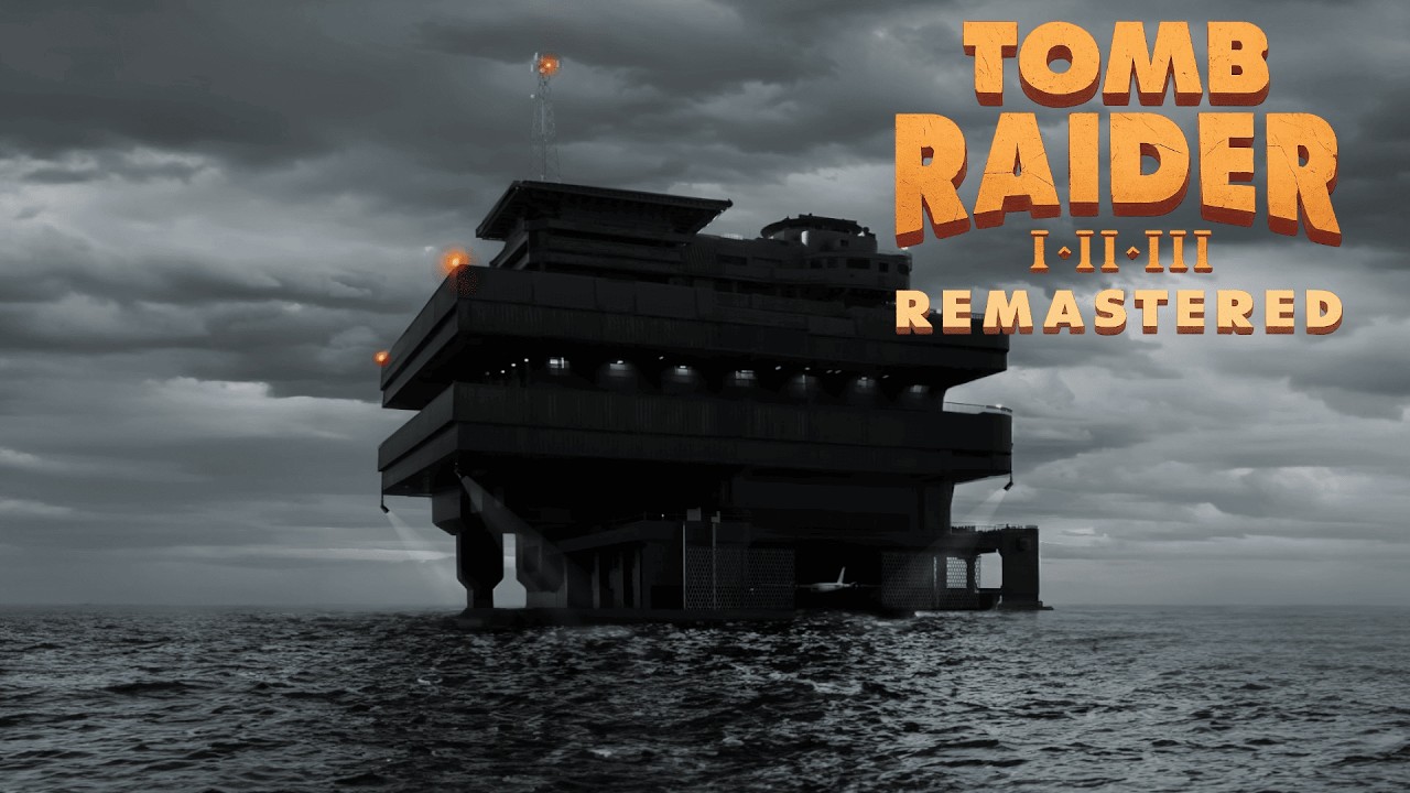 Tomb Raider 2 Remastered - Part 5 - Offshore Rig  -  (Lets Play)