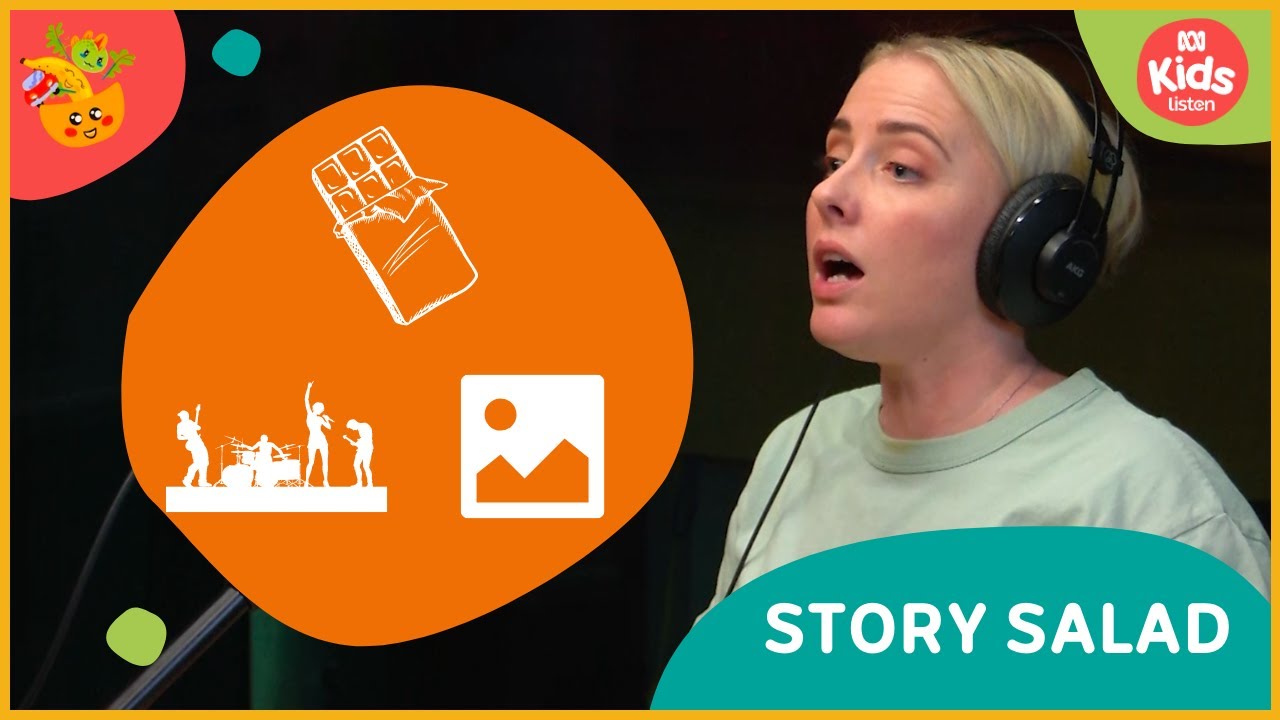 🍫🥁 🖼️ Chocolate, Band, Picture | Story Salad 🥗 | ABC Kids listen