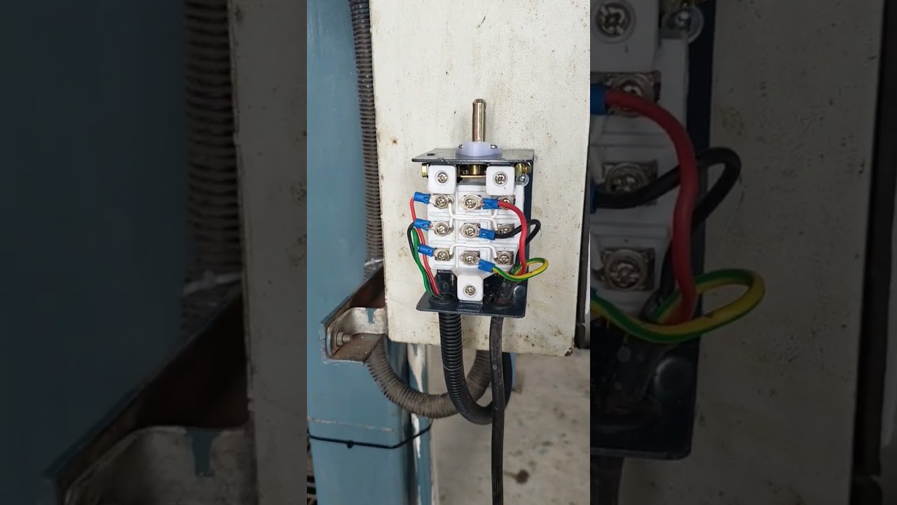 How to reverse & forward control switch connection #short #shorts #industrial #reverse& forward