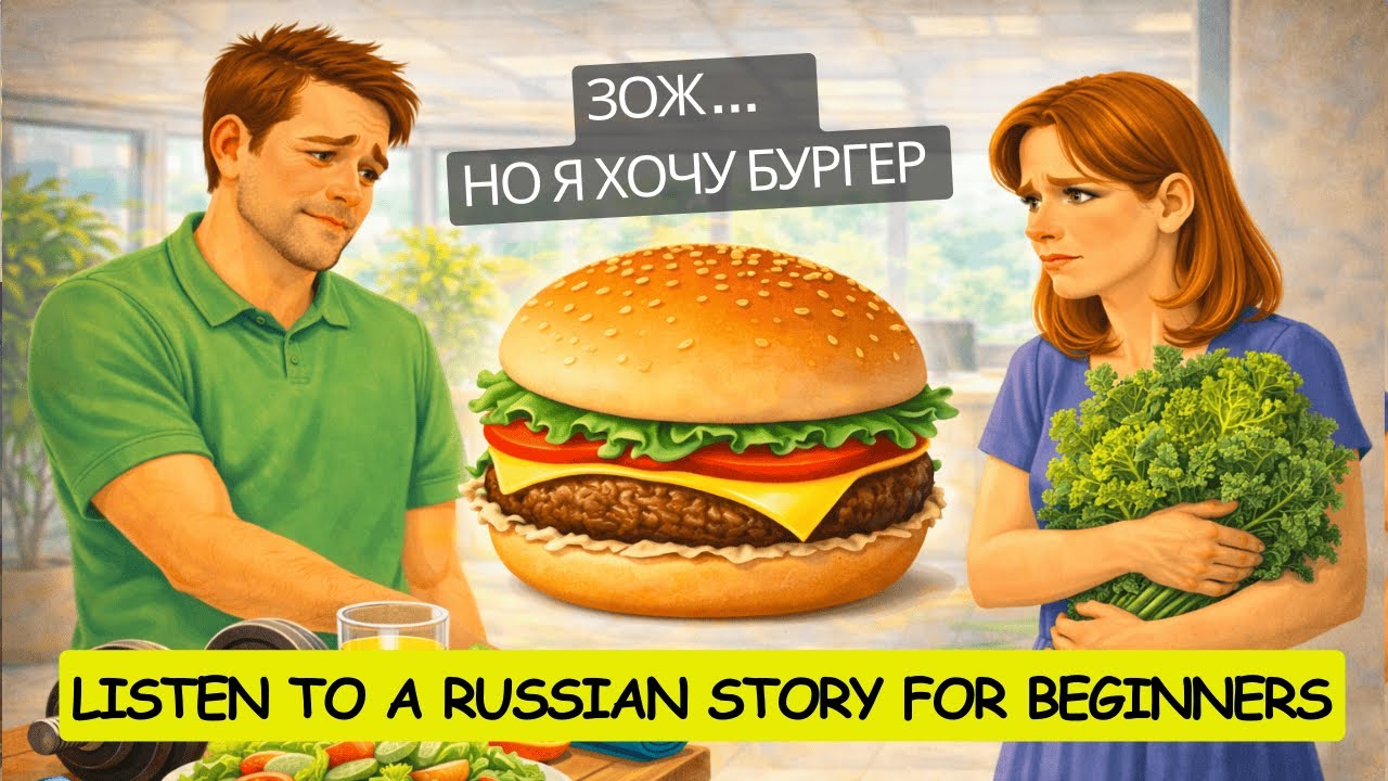 Slow Russian Story | We Need to Change Our Lifestyle (Beginner A1)