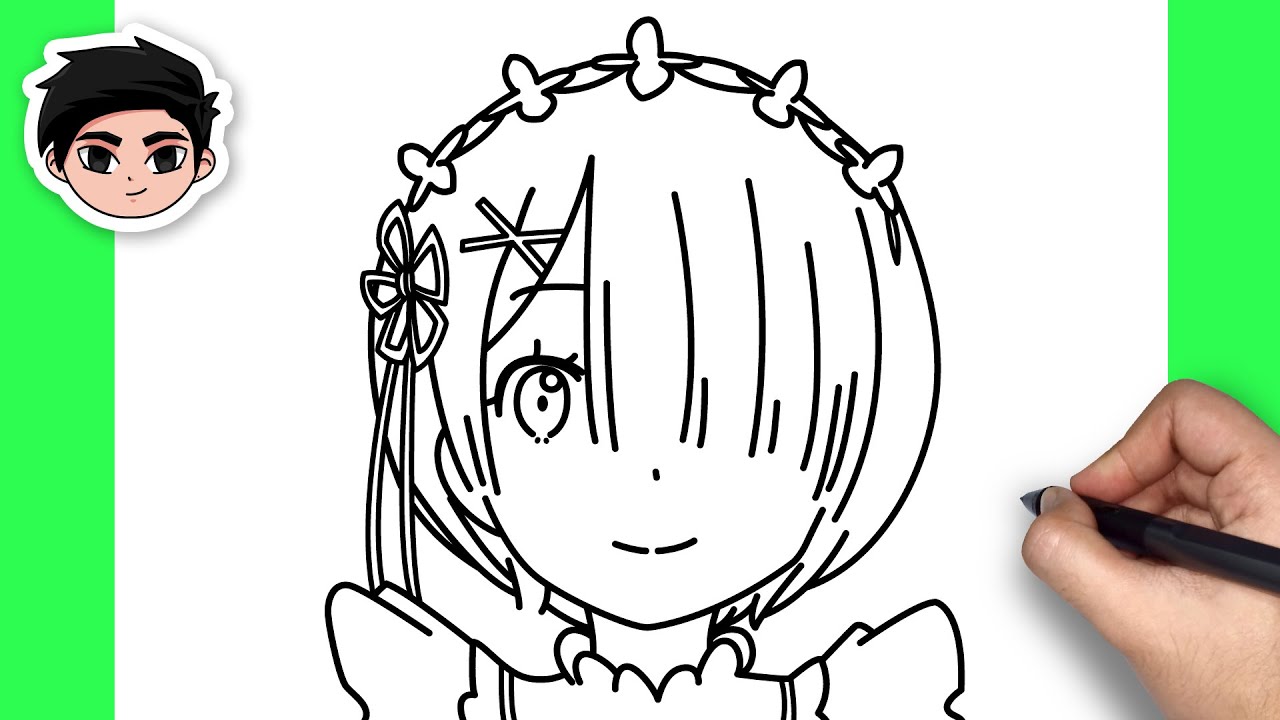 How To Draw Rem | Re:Zero - Easy Step By Step Tutorial