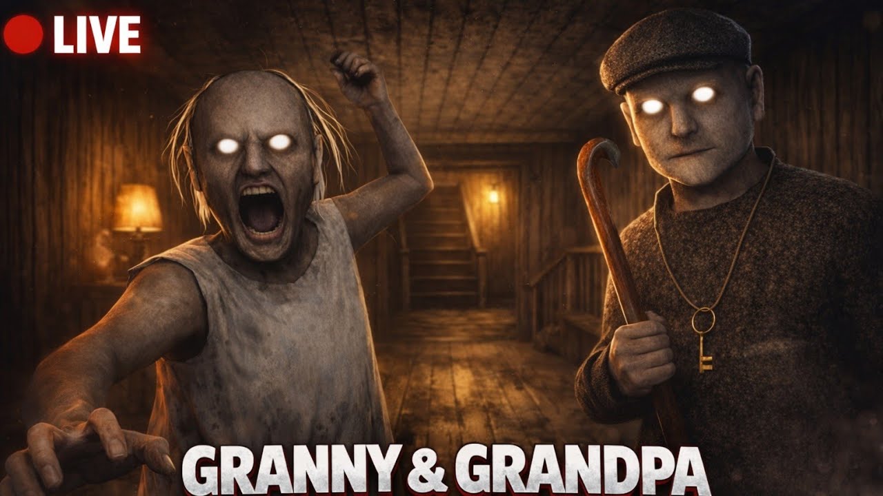 Granny & GRANDPA LIVE ll #Granny #shortfeed #Granny3 #Granny2horran