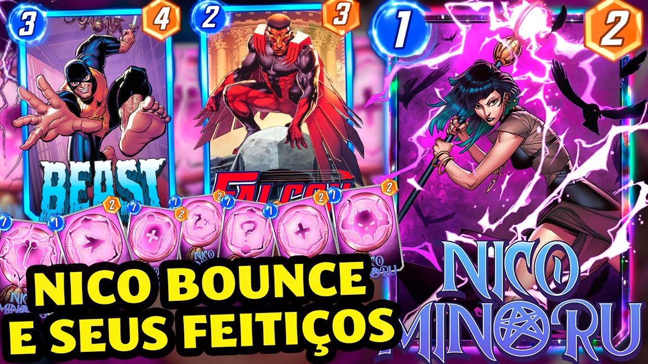 VOCÊ USA A NICO MINORU 2X OU MAIS NESTE DECK: NICO BOUNCE É MUITO FORTE |Marvel Snap|