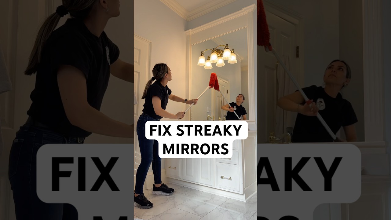 Как исправить разводы на зеркалах