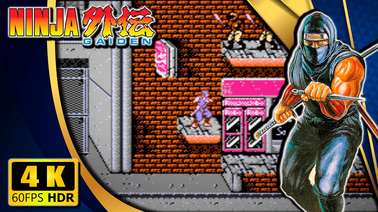 Ninja Gaiden (NES) 【Longplay】