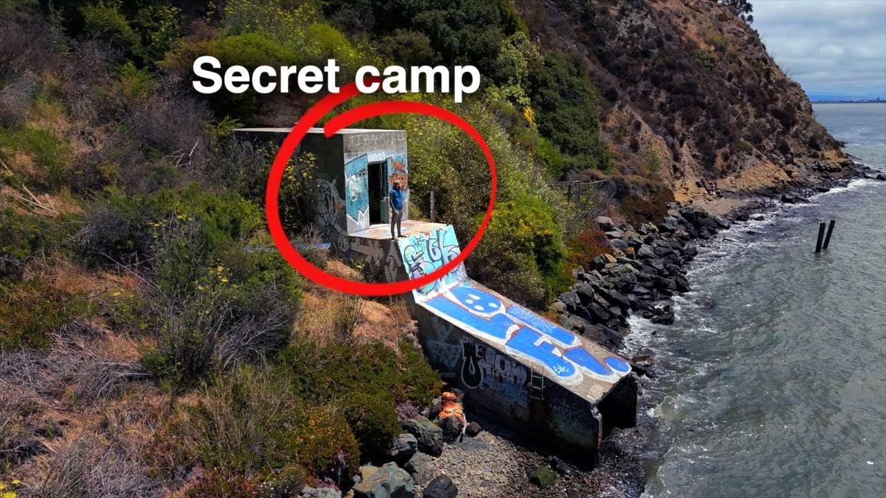 Overnight In Abandoned Seaside Tunnel