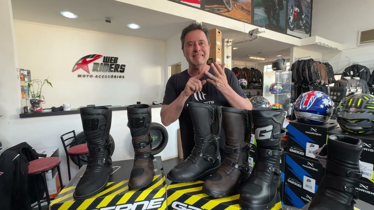 Botas Gaerne, linha mototurismo.