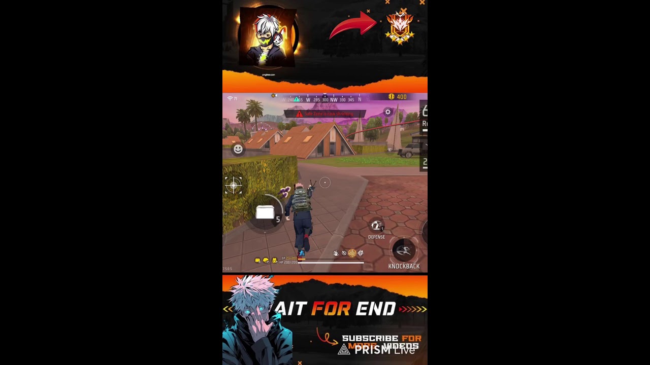 mission 46/365 BATTLE ROYALE BOOHYA FREE FIRE RANK PUSH Live legend player