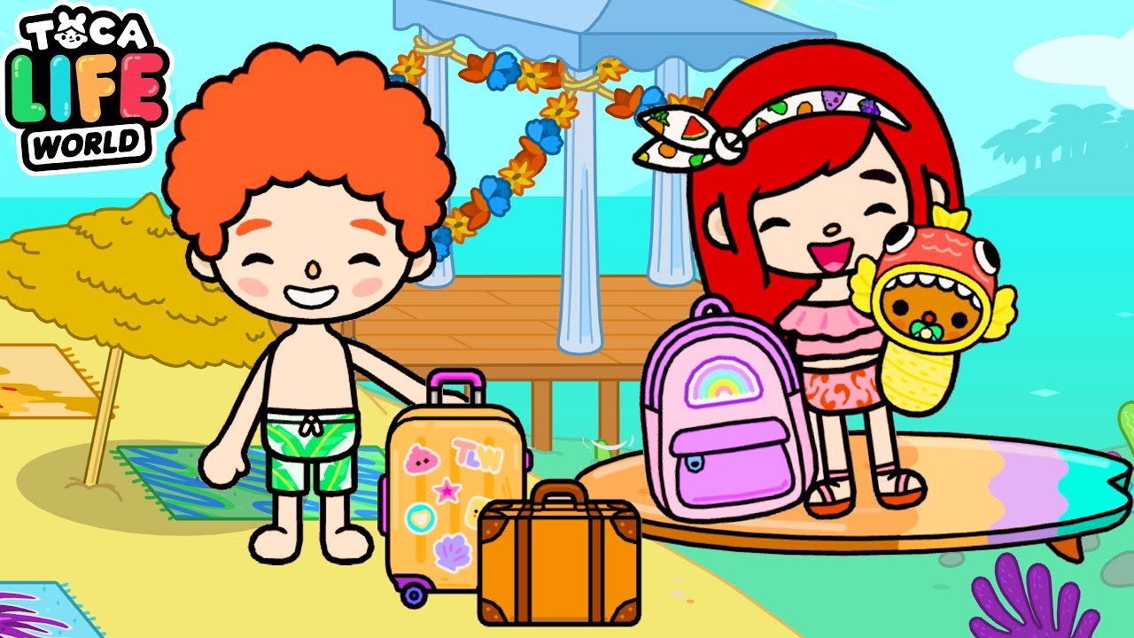 МОЙ ПЕРВЫЙ ОТПУСК С МАЛЫШОМ! Toca Boca Life World
