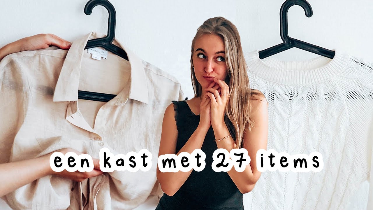 lente CAPSULE WARDROBE 2021 samenstellen + kledingkast opruimen 🌸