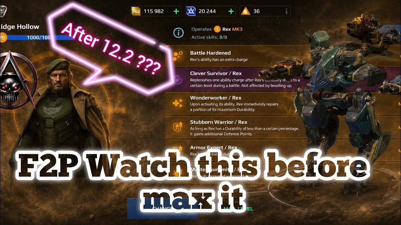 War Robot: REX & Acid Shotguns 12.2