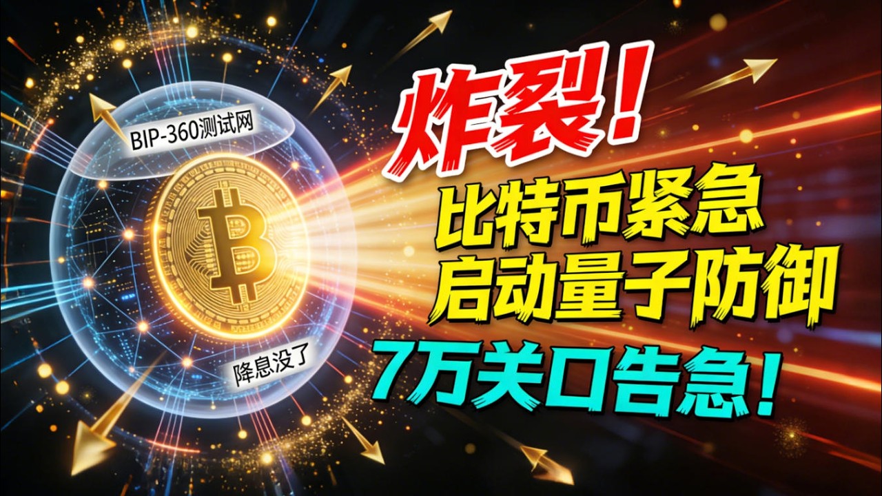 炸裂！量子计算机真要来了？比特币紧急启动BIP-360测试网，美联储却同时