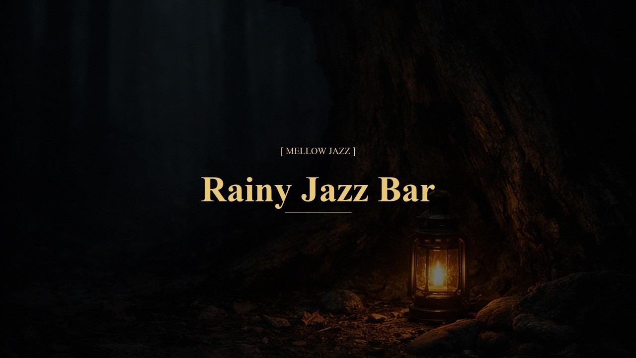 [ 𝐌𝐄𝐋𝐋𝐎𝐖 𝐉𝐀𝐙𝐙 ] Jazz in a Dark Forest with Fireflies l 1 Hour