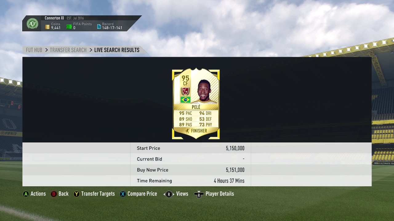 SNIPING PELE'S SON ON FIFA 17 - FIFA 17 SNIPING !!!