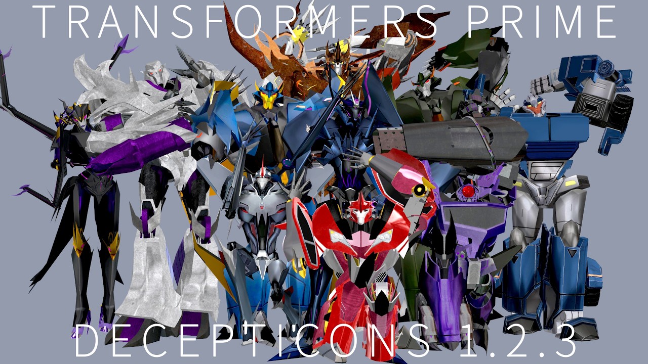 TFP Decepticons 123 | Transformers Fans Animation #Megatron #Starscream #Soundwave #Shockwave
