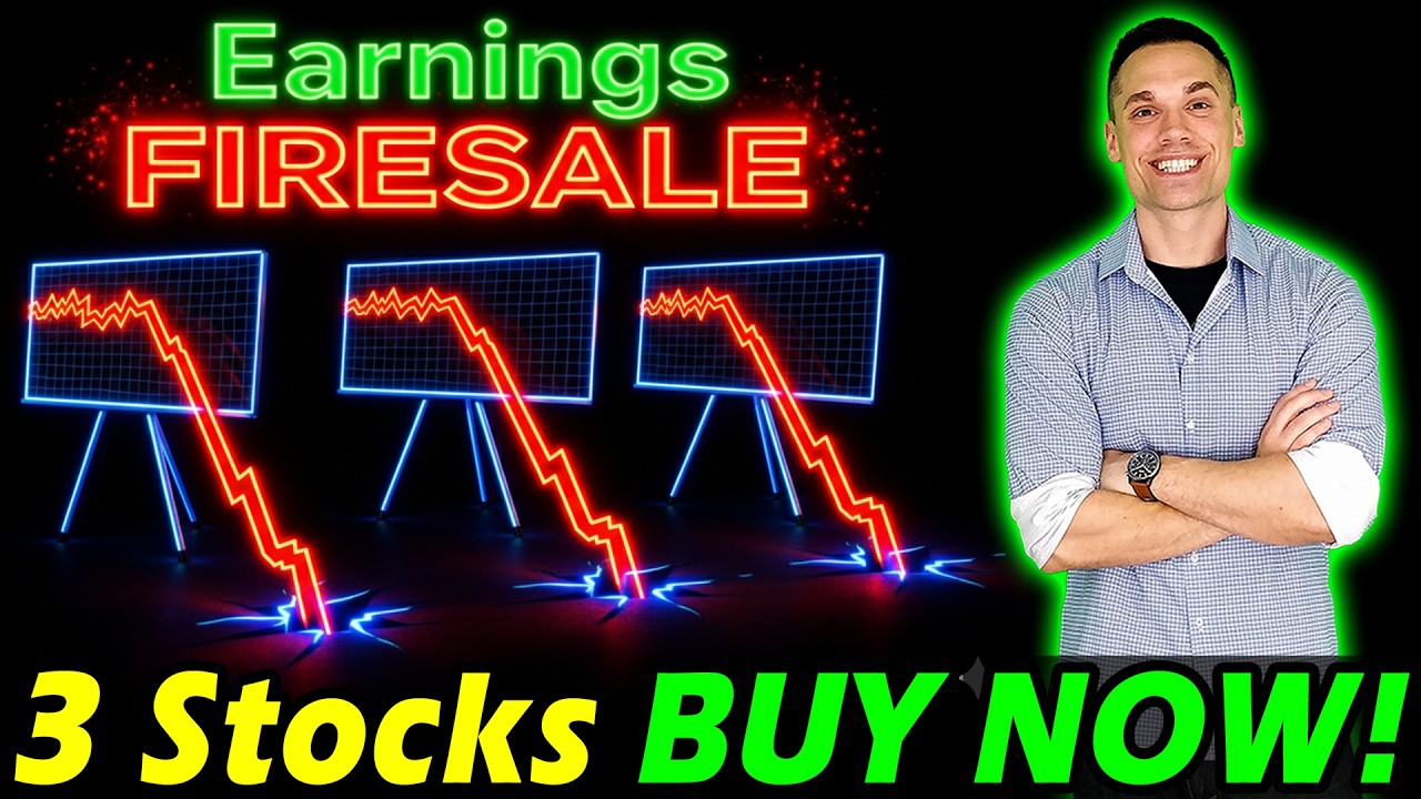 3 Stocks to BUY NOW After Earnings Crash!
