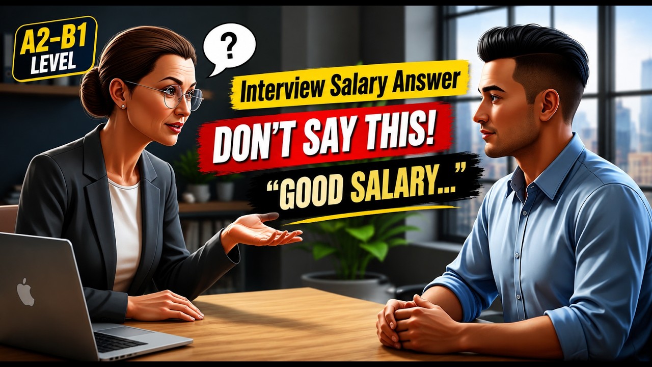 What Salary Should You Say? | Handle Job Interview Questions in English | A2&ndash;B1 Conversation