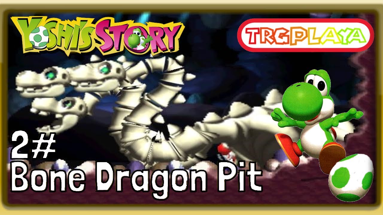 Yoshi's Story - 100% Walkthrough - Part 2 - Bone Dragon Pit