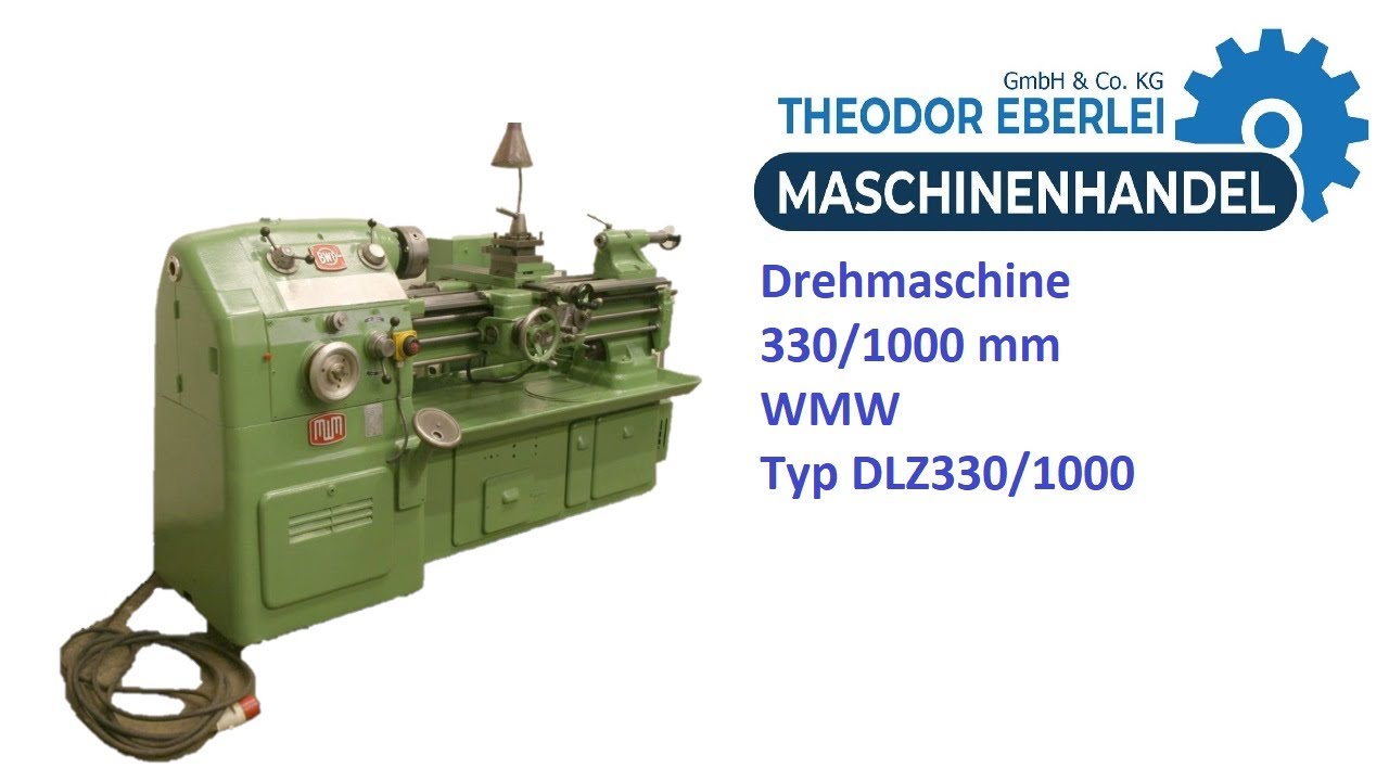 ID 11780 Drehmaschine WMW Typ DLZ330/1000