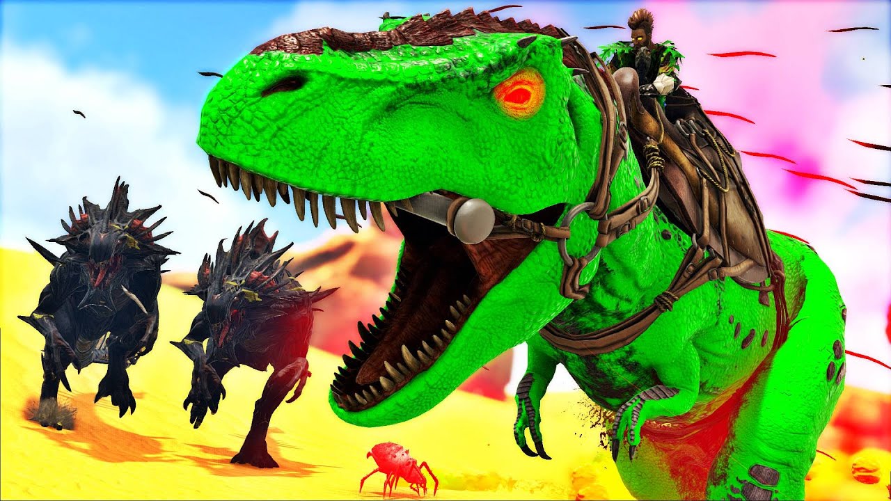 CHOQUEI O OVO E EVOLUÍ O REXZILLA! (SUPER MODS) ARK DINOSSAURO