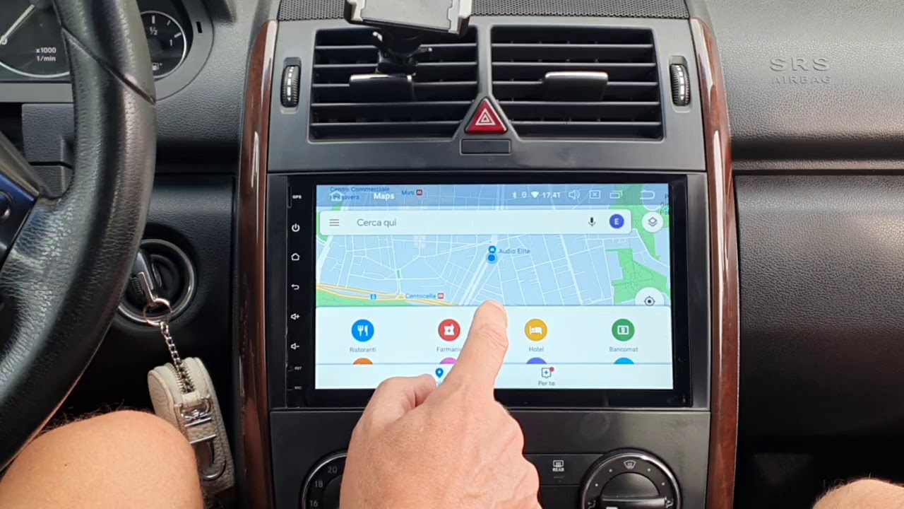 Navigatore Mercedes classe a b autoradio car tablet Android 9
