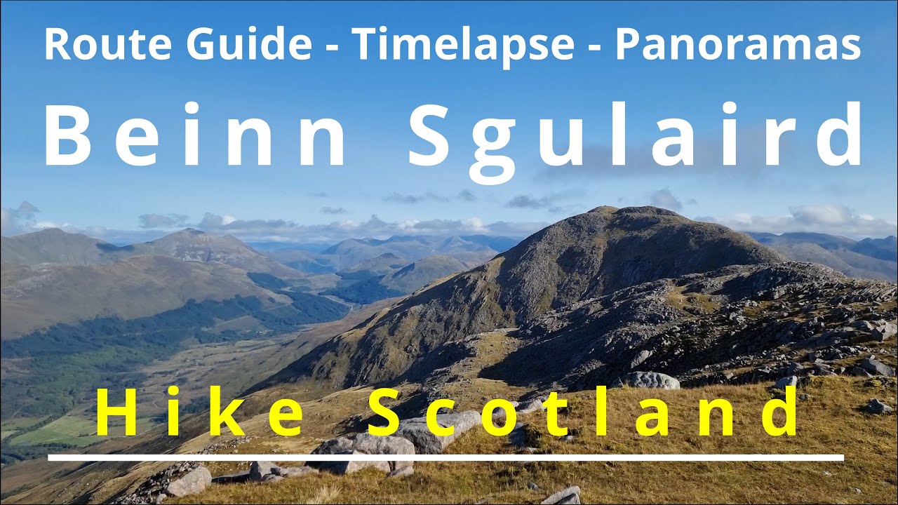043 Beinn Sgulaird, Loch Creran, Scotland. Beautiful views on a sunny clear day, easy navigation.
