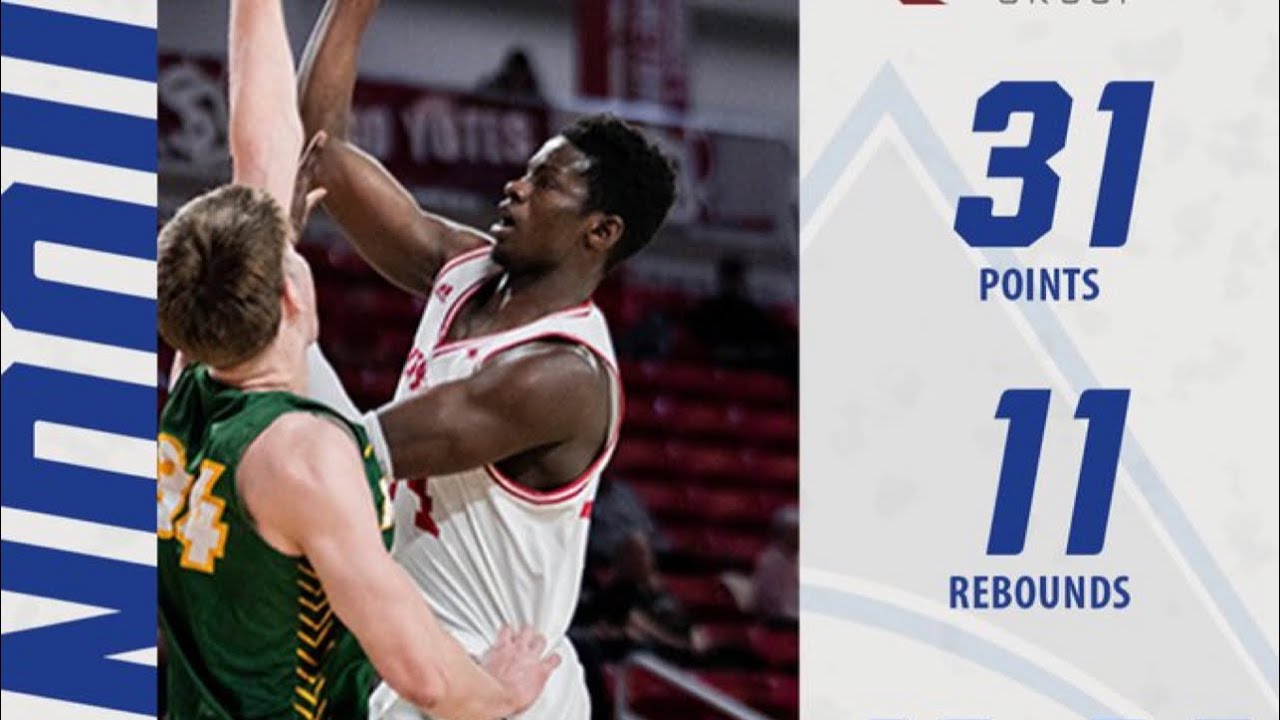 Lahat thioune dropped 31 and 11 on his senior night
