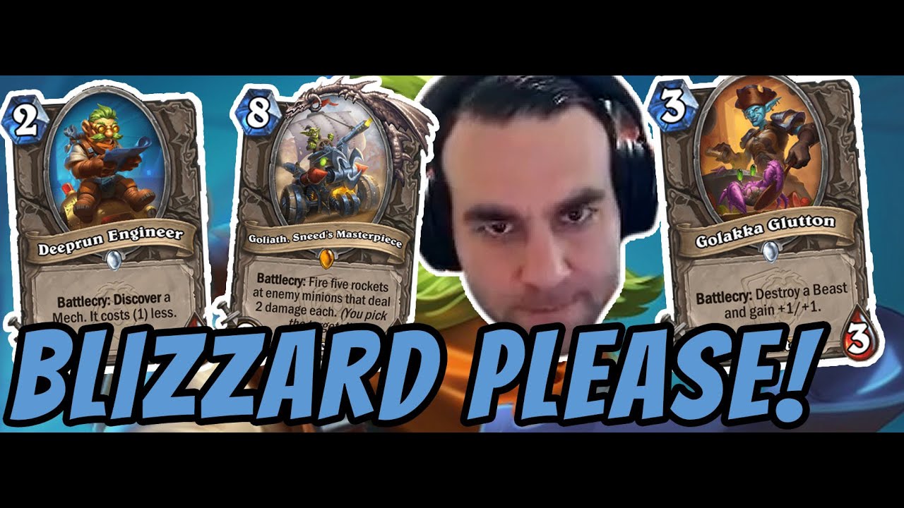Blizzard Please Do Something About Sneed's :( - Hearthstone Arena