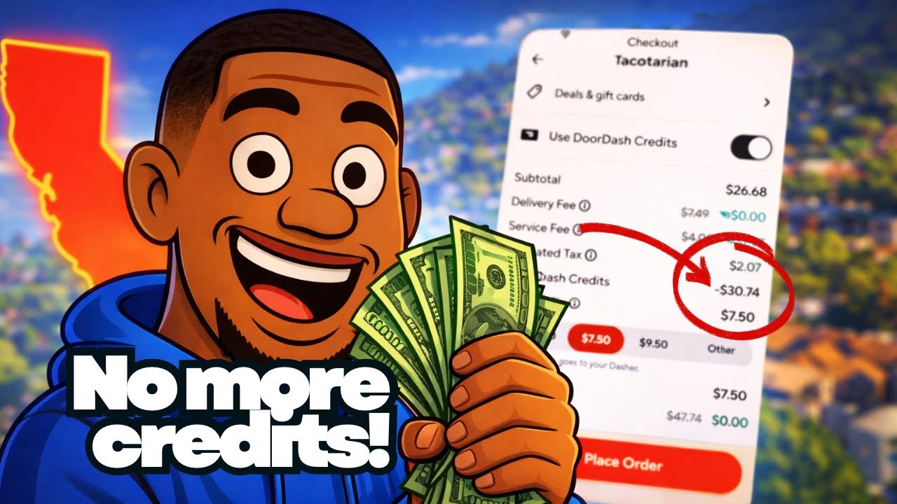 No more DoorDash and Uber Eats credits in California!? | Assembly Bill 578