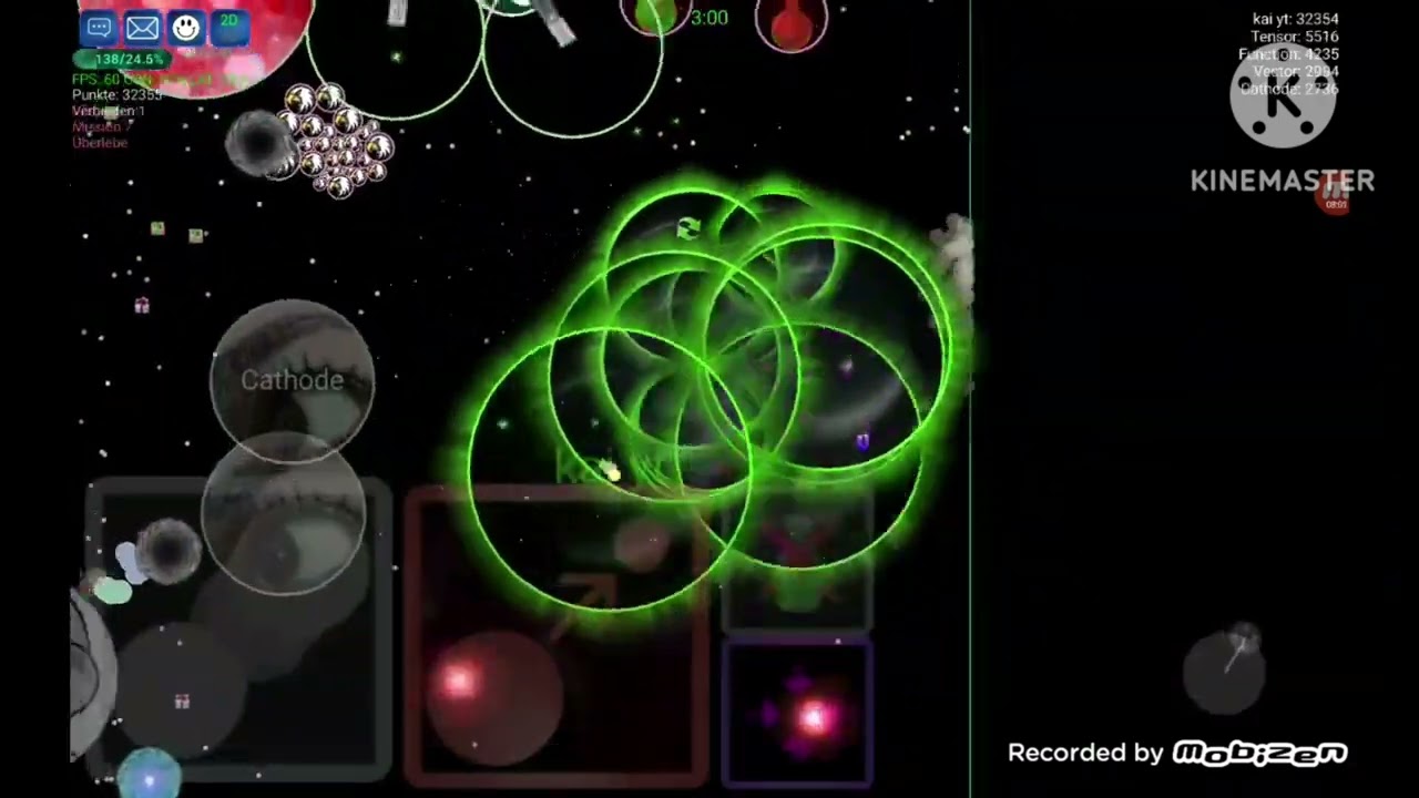 Nebulous.io | tiny map 70k mass+ | campaign mission 1-16 (recombine)
