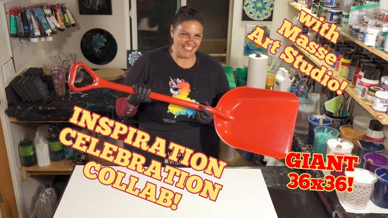 Inspiration Celebration Collab! Giant 36x36 Dustpan & Flip Cup!!