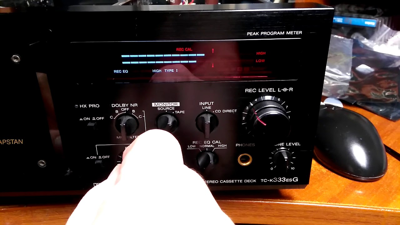 Sony TC-K333ESG: не откалибровать под ленту...