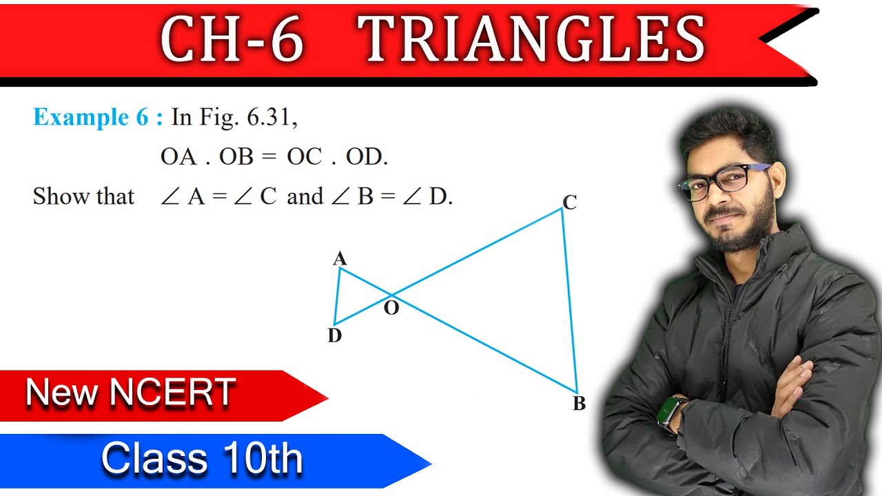 Class 10 || Example 6 Chapter 6 Triangles || Maths NEW NCERT RAJEEV SIR ||
