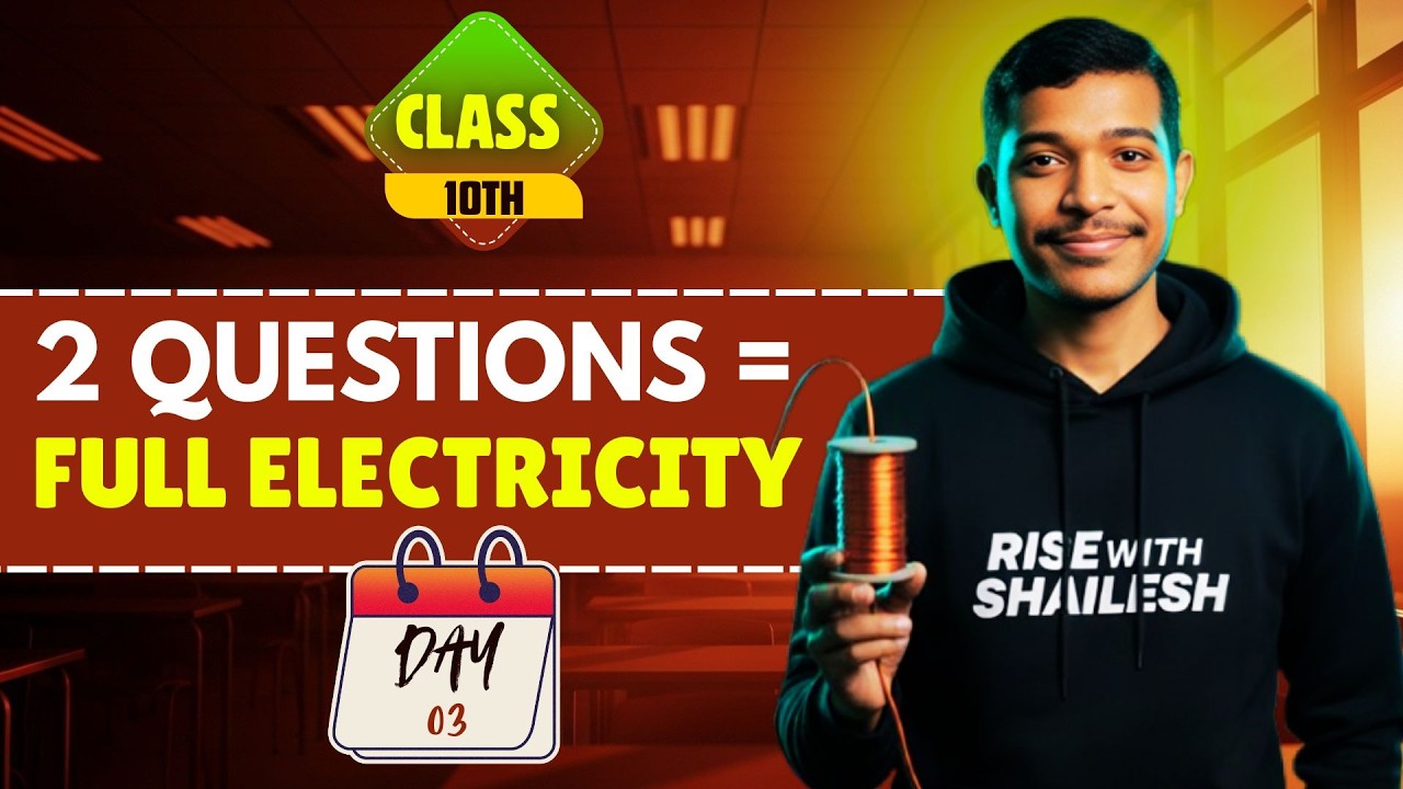 Complete Electricity in Just 10 Minutes ⚡ | Class 10 Science | Best Revision Video Ever | CBSE 2026