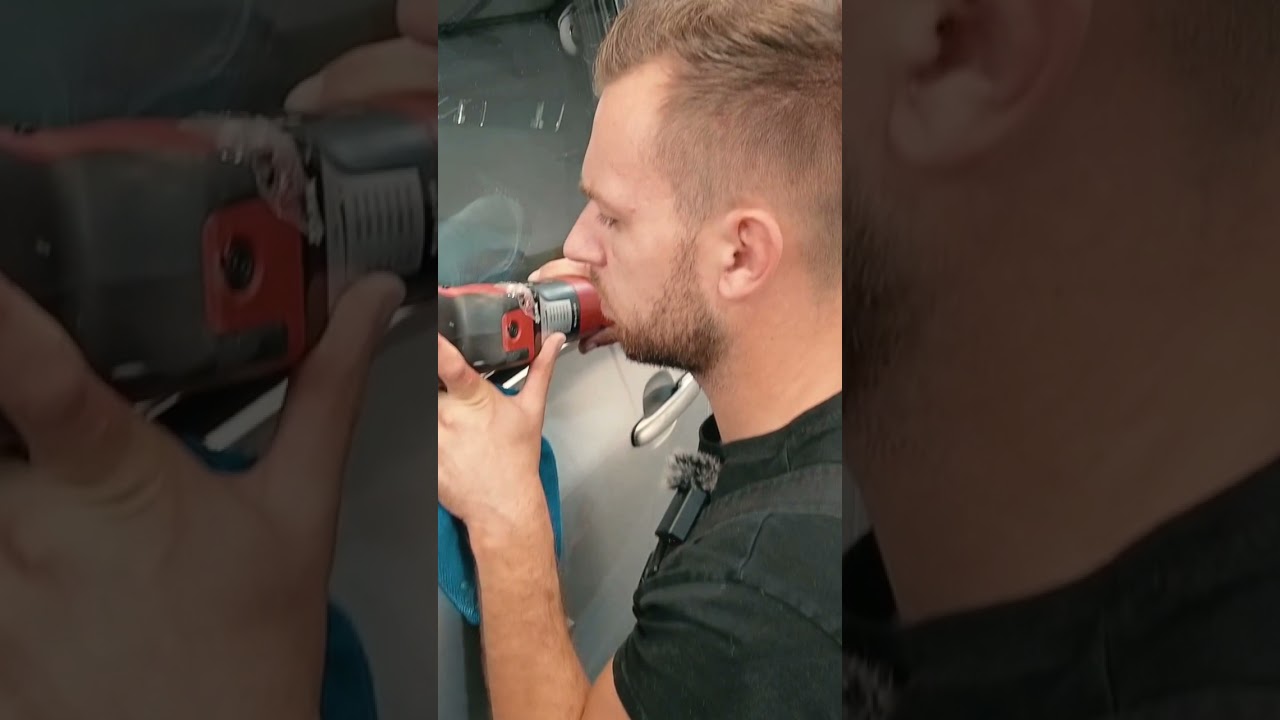 Zerkratzte Auto-Scheiben / Echt-Glas polieren | Safe-Shield Glass-Corrector entfernt KRATZER im GLAS