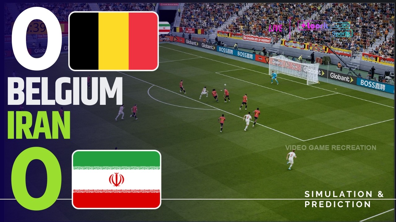 ✅ Belgium vs. Iran LIVE ⚽| 2026 World Cup | Full Match Simulation (Gameplay)