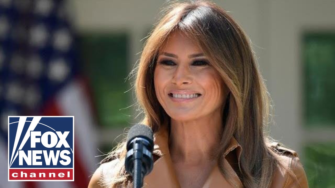 First Lady Melania Trump participates in White House Christmas Tree Presentation